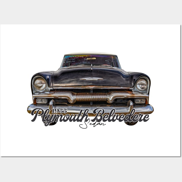 1955 Plymouth Belvedere Sedan Wall Art by Gestalt Imagery